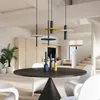 Lampa wisząca FELTRO 1 czarna/granatowa